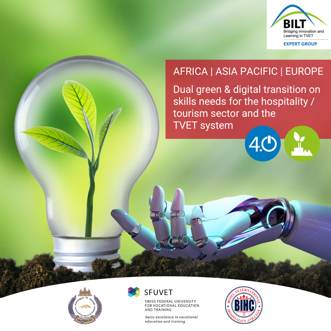 2nd online meeting of the BILT Expert Group project on the dual transition of digital and green skills in the hospitality and tourism sector