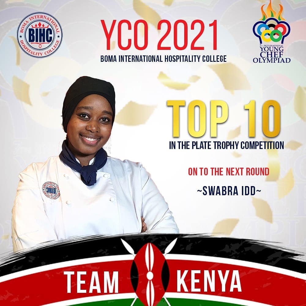 BIHC will be participating in the Top 10 Plate Trophy Competition of the Virtual Young Chef Olympiad 2021 